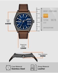 Diesel - Scraper Brown Analogue Watch