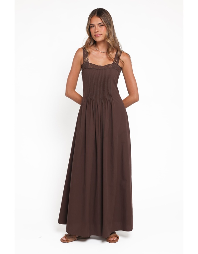 Petal & Pup - Alandra Maxi Dress - Brown