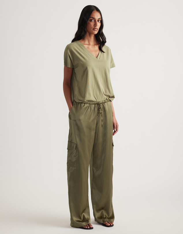 Decjuba - Annie Satin Cargo Pants