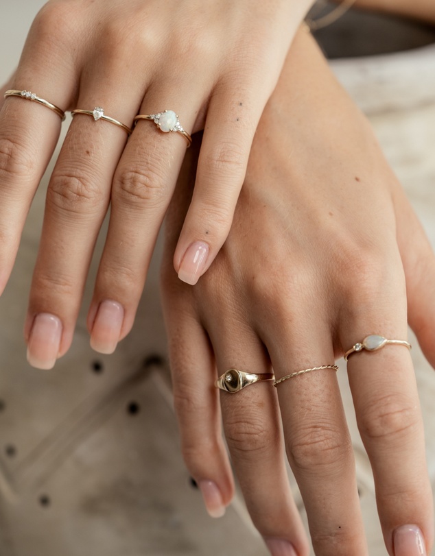 Luna Rae - Solid Gold - Grace Ring