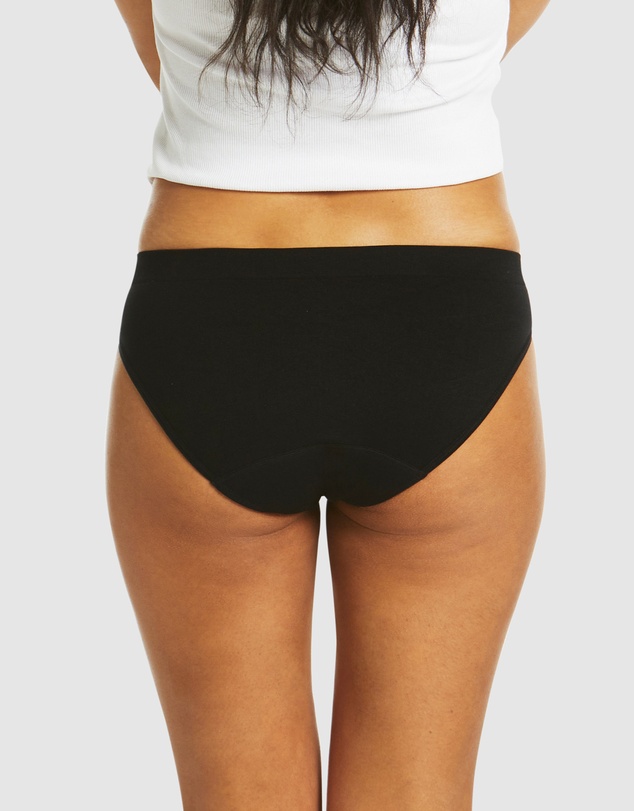 Love Luna - 3 Pack Women's Side Seamfree Period Bikini Brief