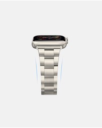 Friendie - Stainless Steel Link Bracelet Band - The Sydney - Apple Watch Compatible