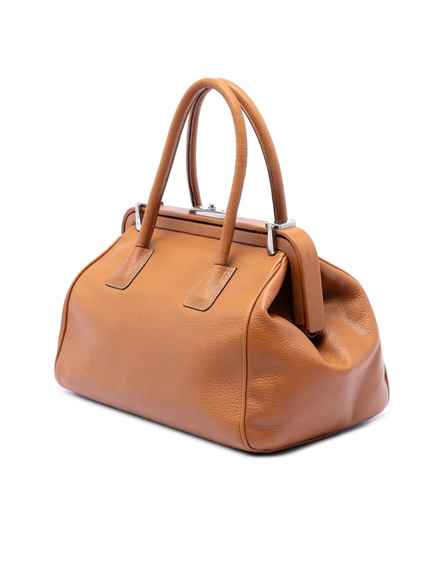 Pre-Loved by Azura Reborn - Pre-Loved Goatskin Madras Cerniera Handbag