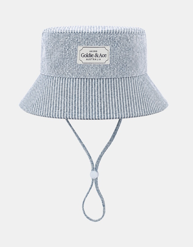 Goldie + Ace - Railroad Denim Bucket Hat - Babies-Kids