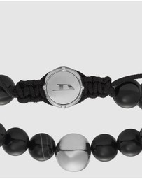 Diesel - Beads Black Bracelet