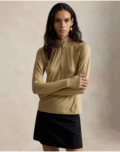Polo Ralph Lauren - Stretch Jersey Quarter-Zip Sweat