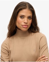 Superdry - Classic Turtle Neck Slim Fit Jumper