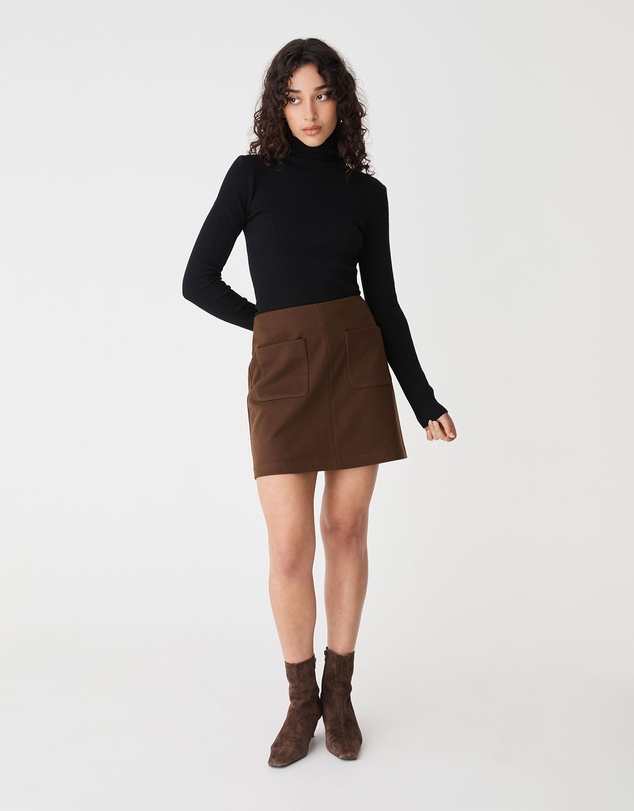 Forcast - Ginny Ribbed Turtleneck Knit