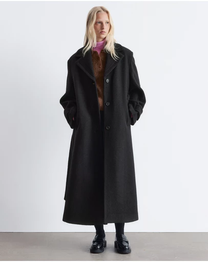 & Other Stories - Tie-Belt Wool Coat