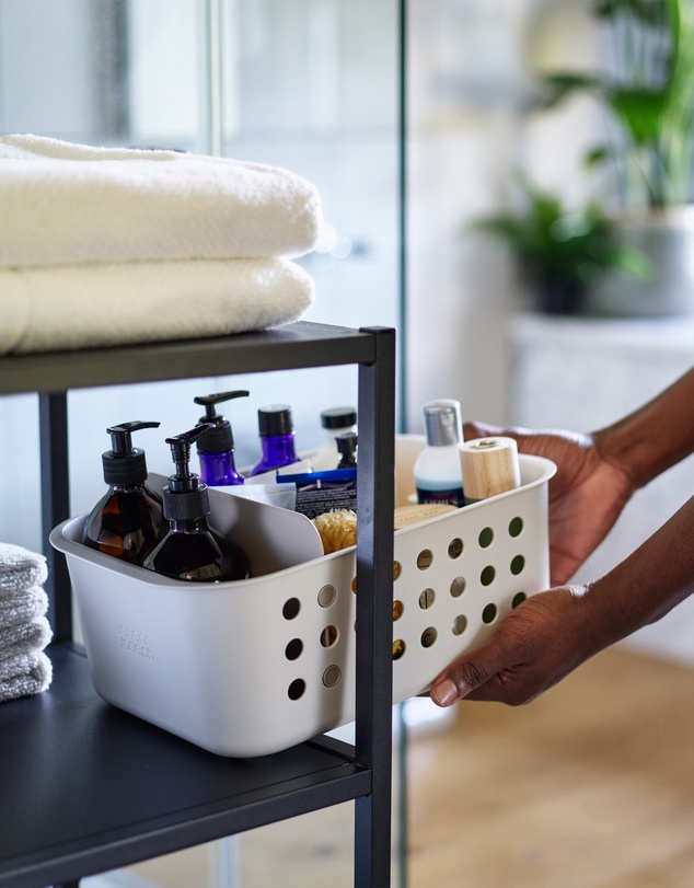 Joseph Joseph - EasyStore™ Large Bathroom Storage Basket (Ecru)