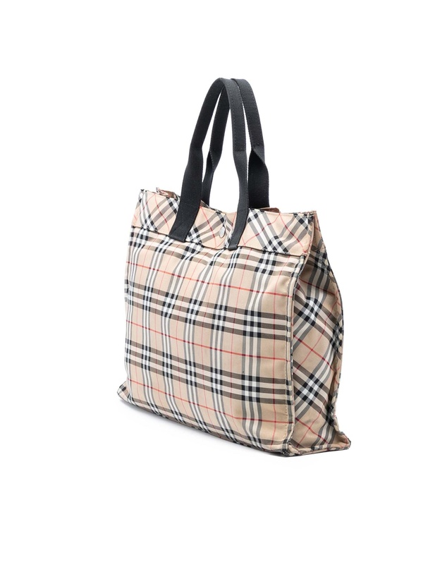 Pre-Loved by Azura Reborn - Pre-Loved House Check Canvas Tote
