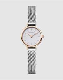 Bering - Classic 22mm Stainless Steel Watch with Bracelet