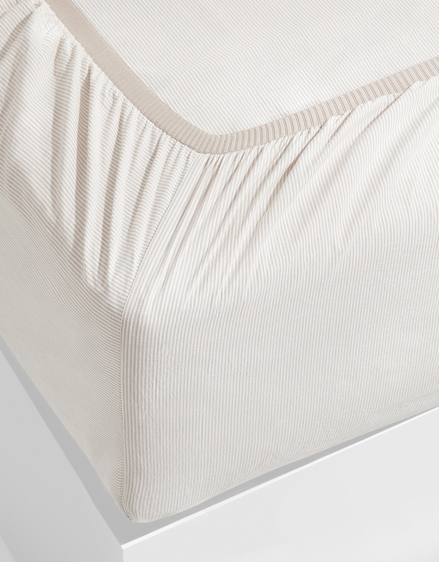 Sheet Society - Leo Washed Cotton Stripe Full Sheet Set