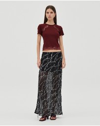 Third Form - Refract Bias Maxi Skirt