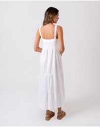 UNE PIECE - Sweetheart Neckline Cotton Maxi Dress