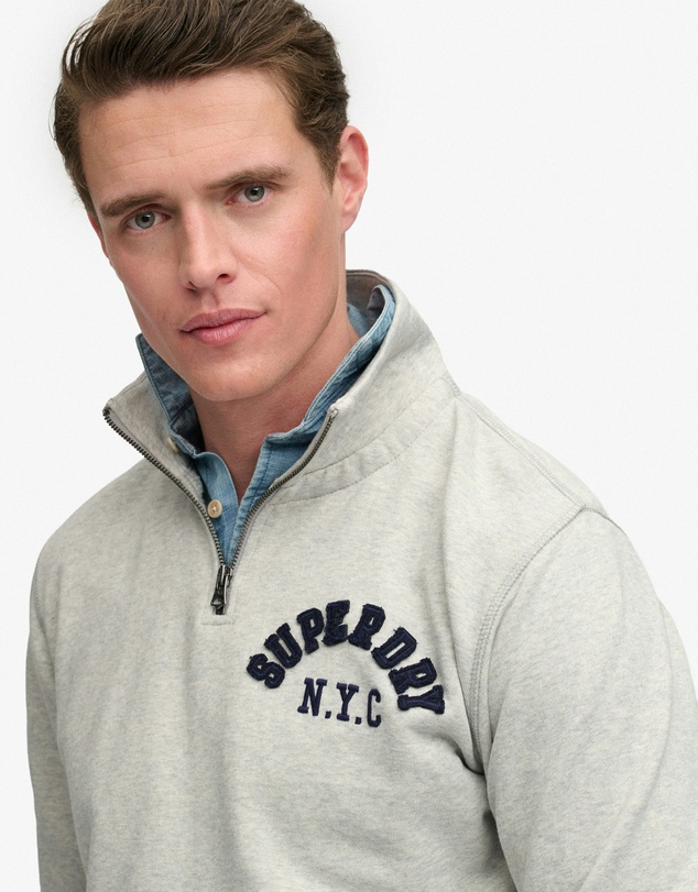 Superdry - Vintage Athletic Half Zip