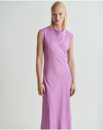 M.N.G - Noelis Satin Midi Dress