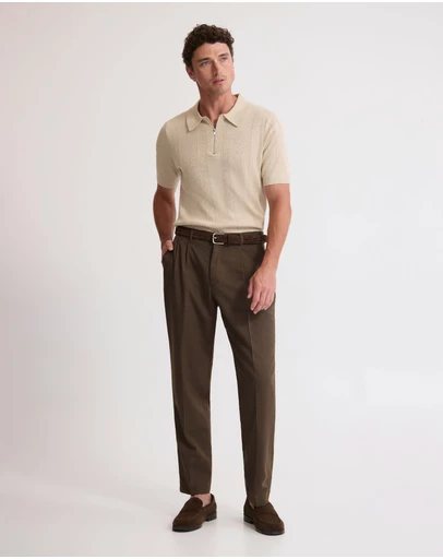 Oxford - Remy Zip Neck Polo