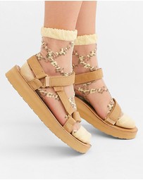 High Heel Jungle - Flower Trellis Sock