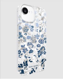 Kate Spade - Kate Spade Flowerbed Blue Case & Wallet Bundle Pack