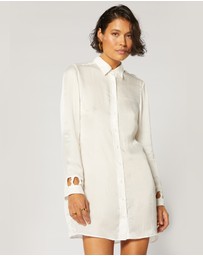 Winona -  Aubrey Shirt Dress White