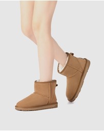 EVERAU - EverAU Ugg Mini Classic Suede Cow Suede Upper UGG Boots