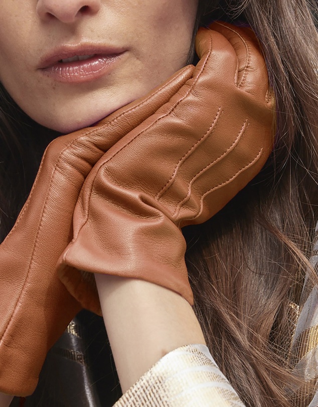 DENTS - Cashmere Lined Touchscreen Leather Gloves