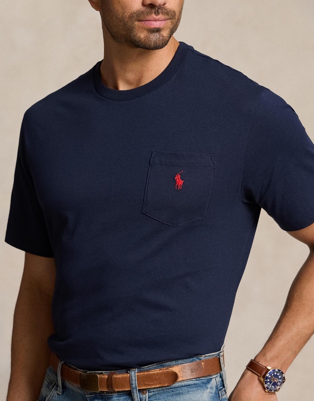 Polo Ralph Lauren - ICONIC EXCLUSIVE - Big & Tall Jersey Pocket T-Shirt