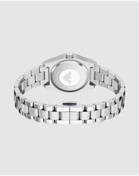 Emporio Armani - Silver Tone Analogue Watch