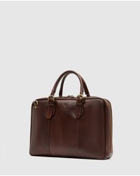 Republic of Florence - The Madrid Matt Choc Laptop Case