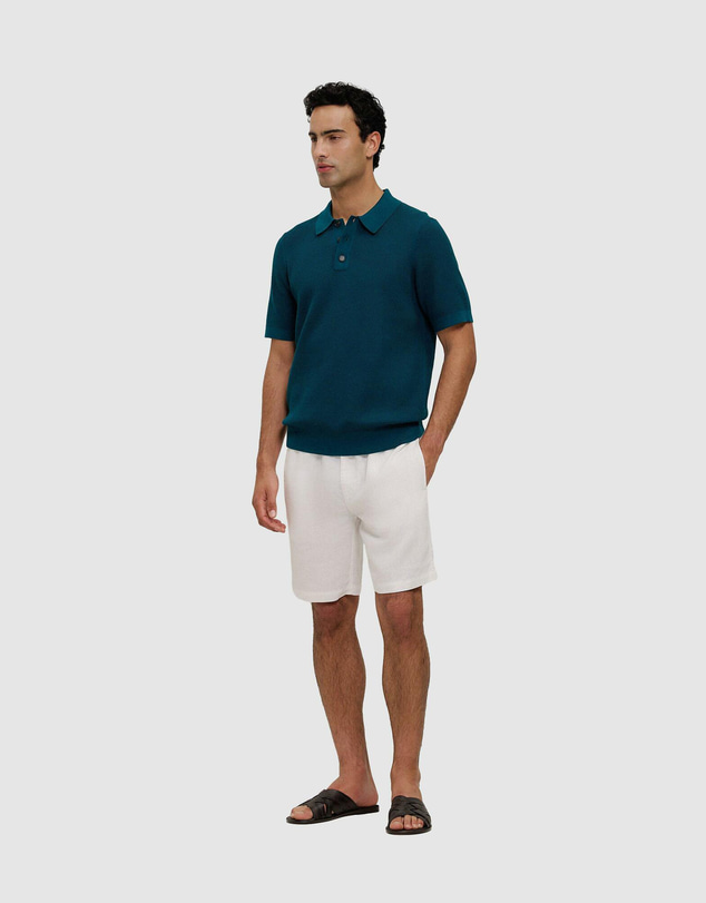 Trenery - Cotton Texture Knit Polo