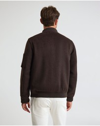 Oxford - Hamish Wool Blend Bomber Jacket
