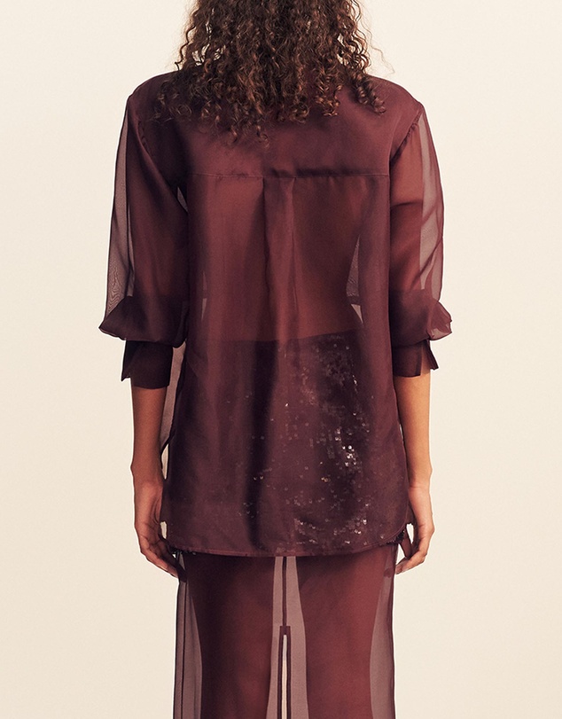 Shona Joy - Tibby Silk Organza Shirt