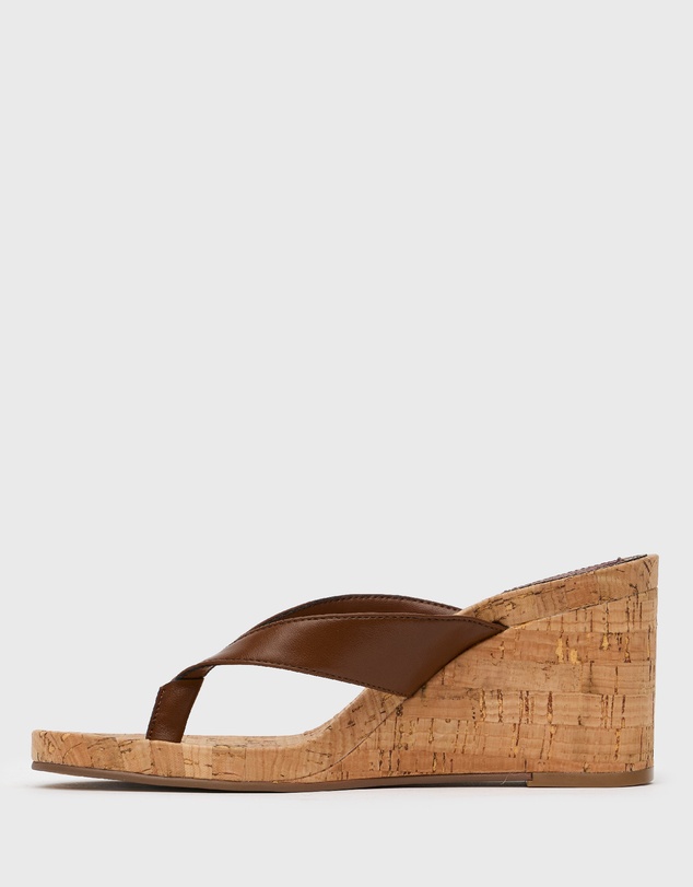 Betts - Sable 2 Thong Wedge Sandals