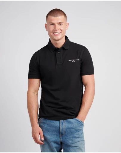 Jack Wills - Chest Union Flag Piqué Polo