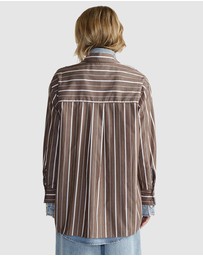 Decjuba - D-Luxe Poplin Stripe Shirt