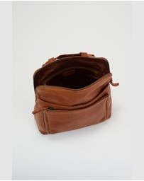 Evity - Maya Leather Convertible Backpack