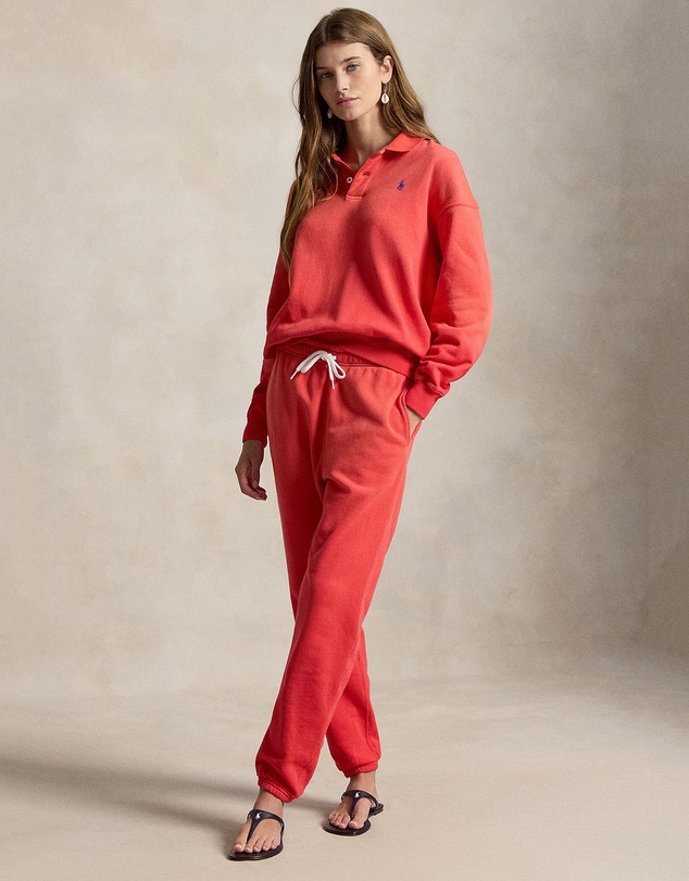 Polo Ralph Lauren - Lightweight Fleece Long-Sleeve Polo - The ICONIC Exclusive