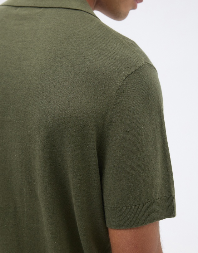 AERE - Linen Blend Knit Shirt