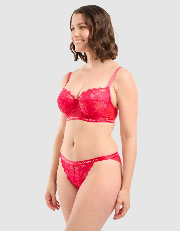 Sans Complexe - Arum Trend Sheer Lace Longline Balconette Bra