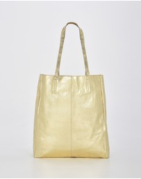 Cobb & Co - Venus Metallic Leather Tote