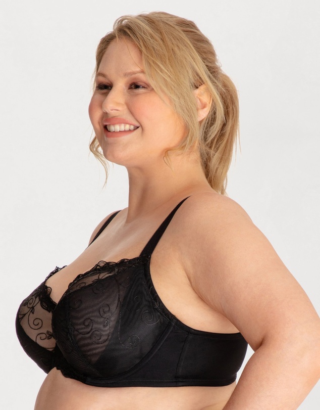 Ava & Audrey  - Ava & Audrey Elizabeth Embroidered Full Cup Underwired Bra