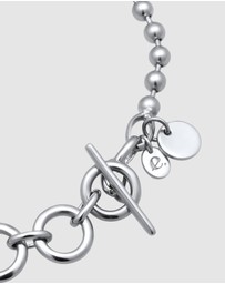 Elli Jewelry - Bracelet Ball Chunky Chain 925 Sterling Silver