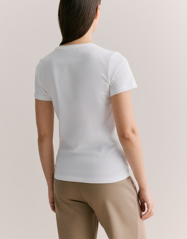 Trenery - Organically Grown Cotton T-shirt in White