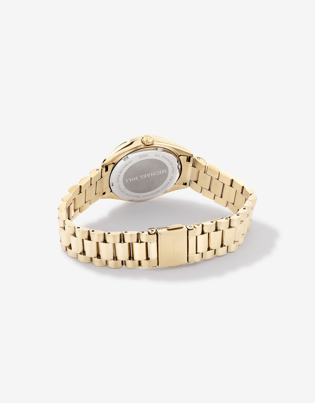 Michael Hill - Ladies Diamond Quartz Watch in Yellow Gold Tone Stainless Steel
