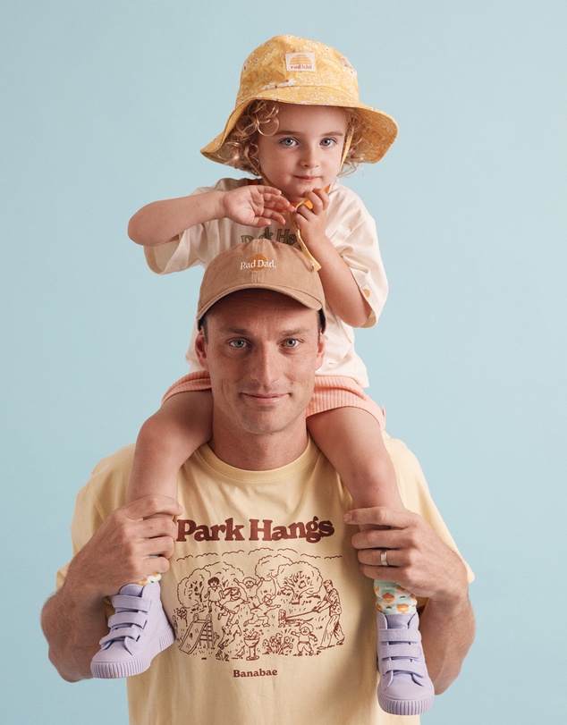 Banabae - Rad Dad and Rad Kid Washed Baseball Cap - Desert Sand