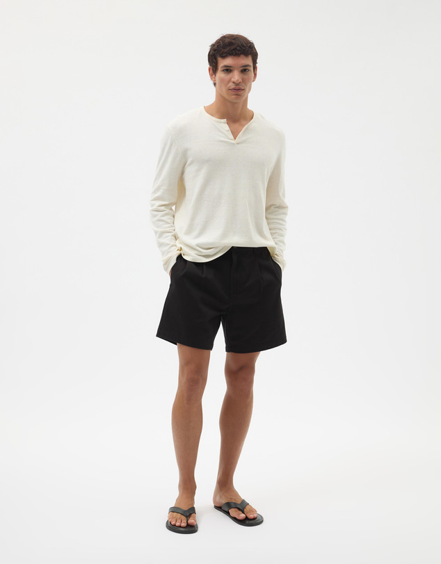 AERE - Hamptons Tailored Cotton Shorts