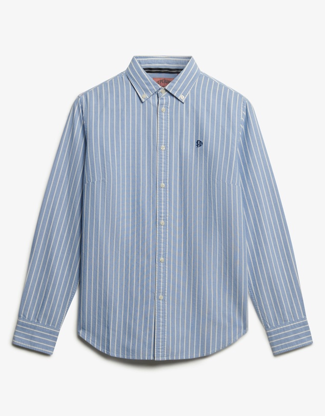 Superdry - Slim Oxford Button Down Long Sleeve Shirt
