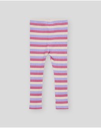 Goldie + Ace - Essential Stripe Rib Leggings - ICONIC EXCLUSIVE - Babies-Kids