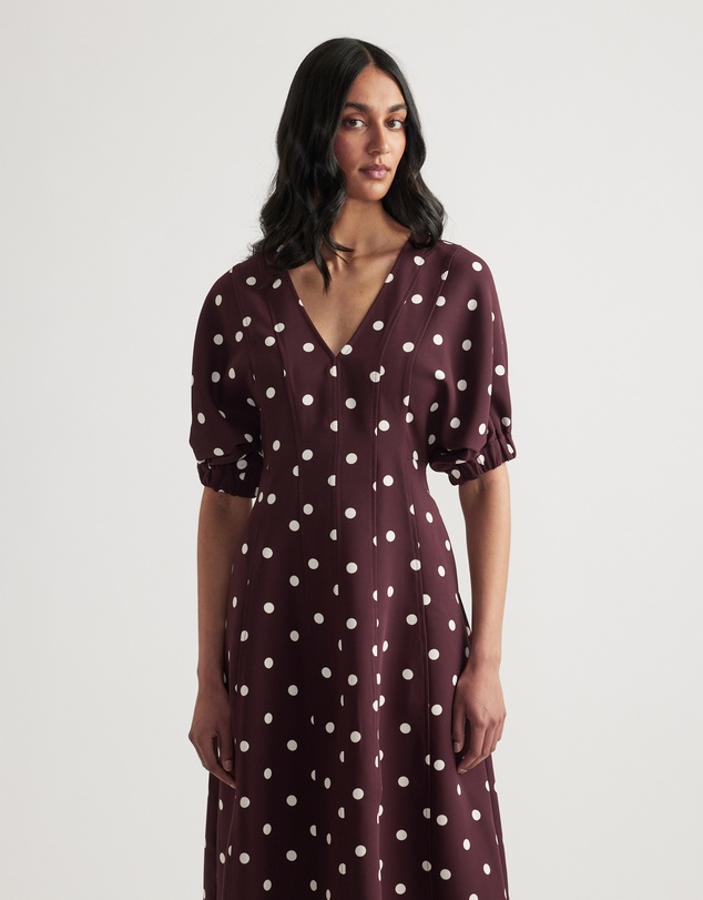 Decjuba - Drew Panelled Midi Dress